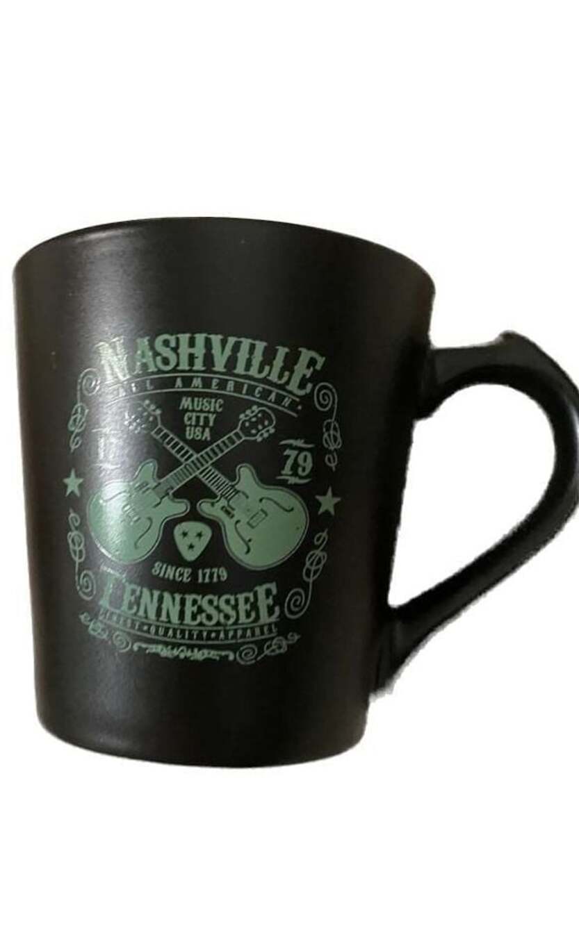 Nashville Black Coffee Mug